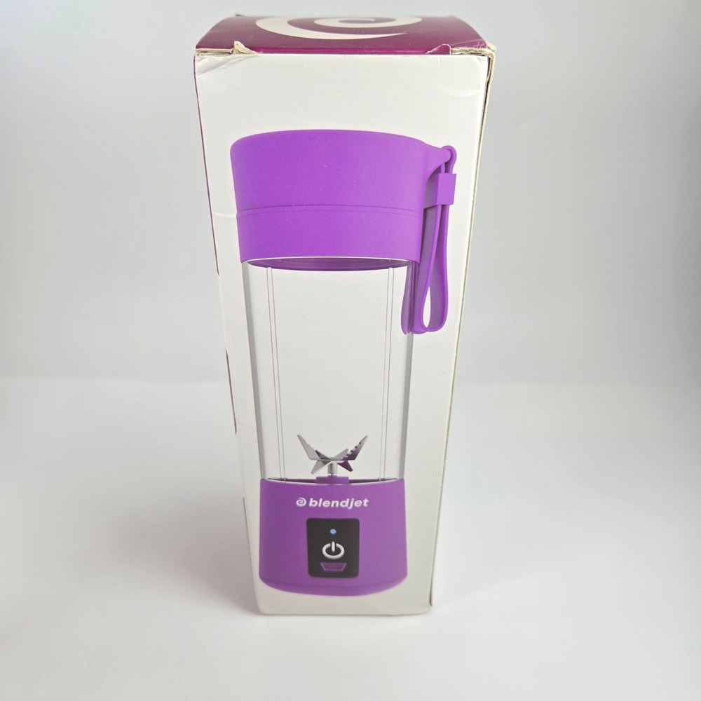 BlendJet One Original Portable Blender Purple USB Rechargeable with Extra Jar - Picture 7 of 13